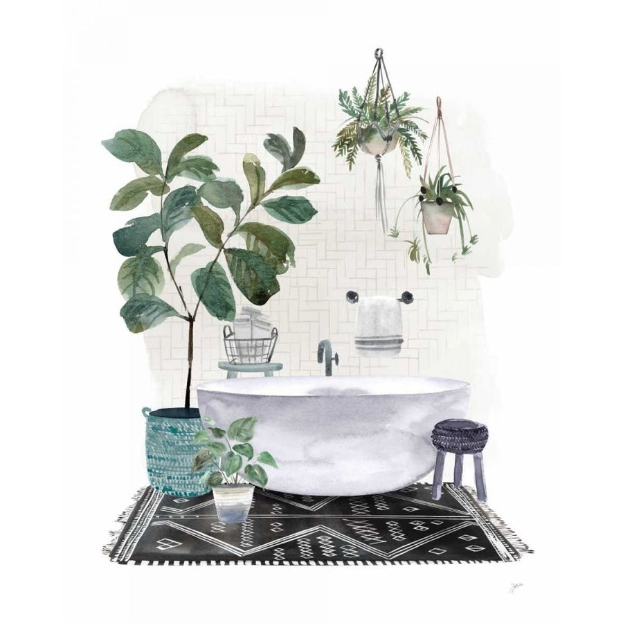 Courtyard Bath No Cat Neutral by Karyn Panganiban-VARPDX68068 Image 1