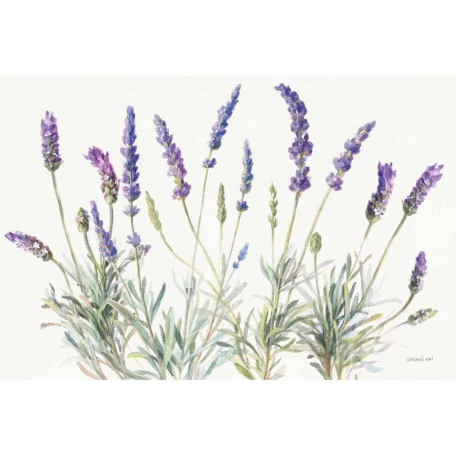 Floursack Lavender V on Linen by Danhui Nai-VARPDX68719 Image 1