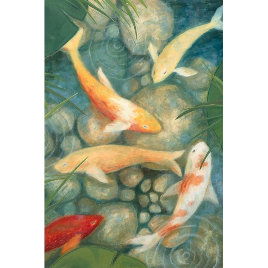 Reflecting Koi II Poster Print - Megan Meagher-VARPDX68768Z Image 1