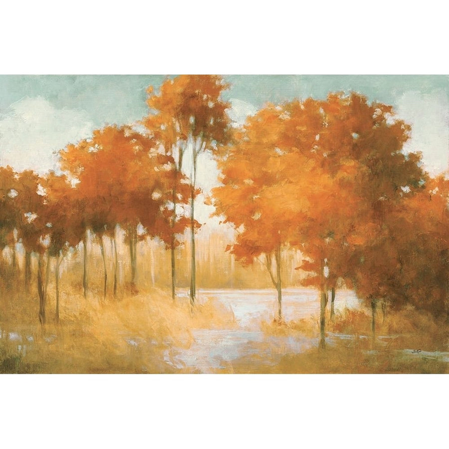 Autumn Lake Orange Poster Print - Julia Purinton-VARPDX68782 Image 1