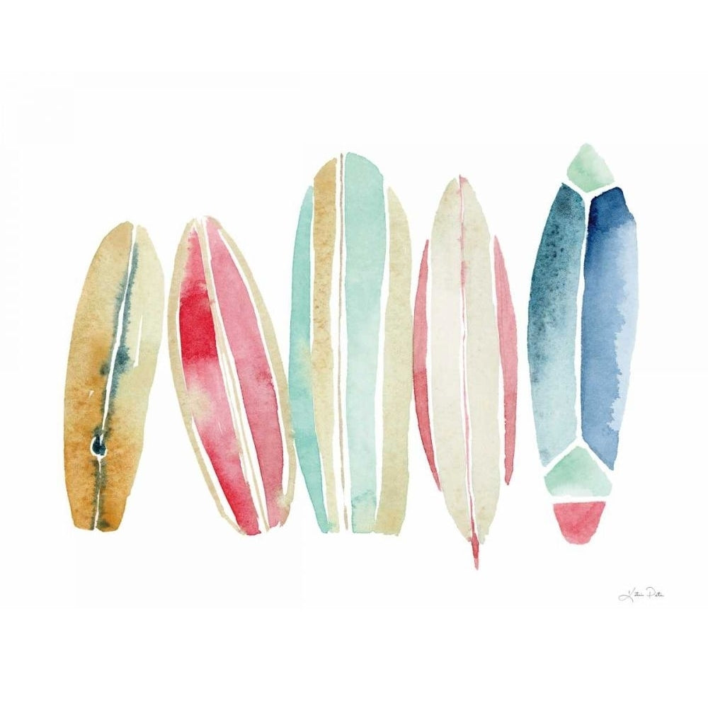 Surfboards in a Row by Katrina Pete-VARPDX68952 Image 1