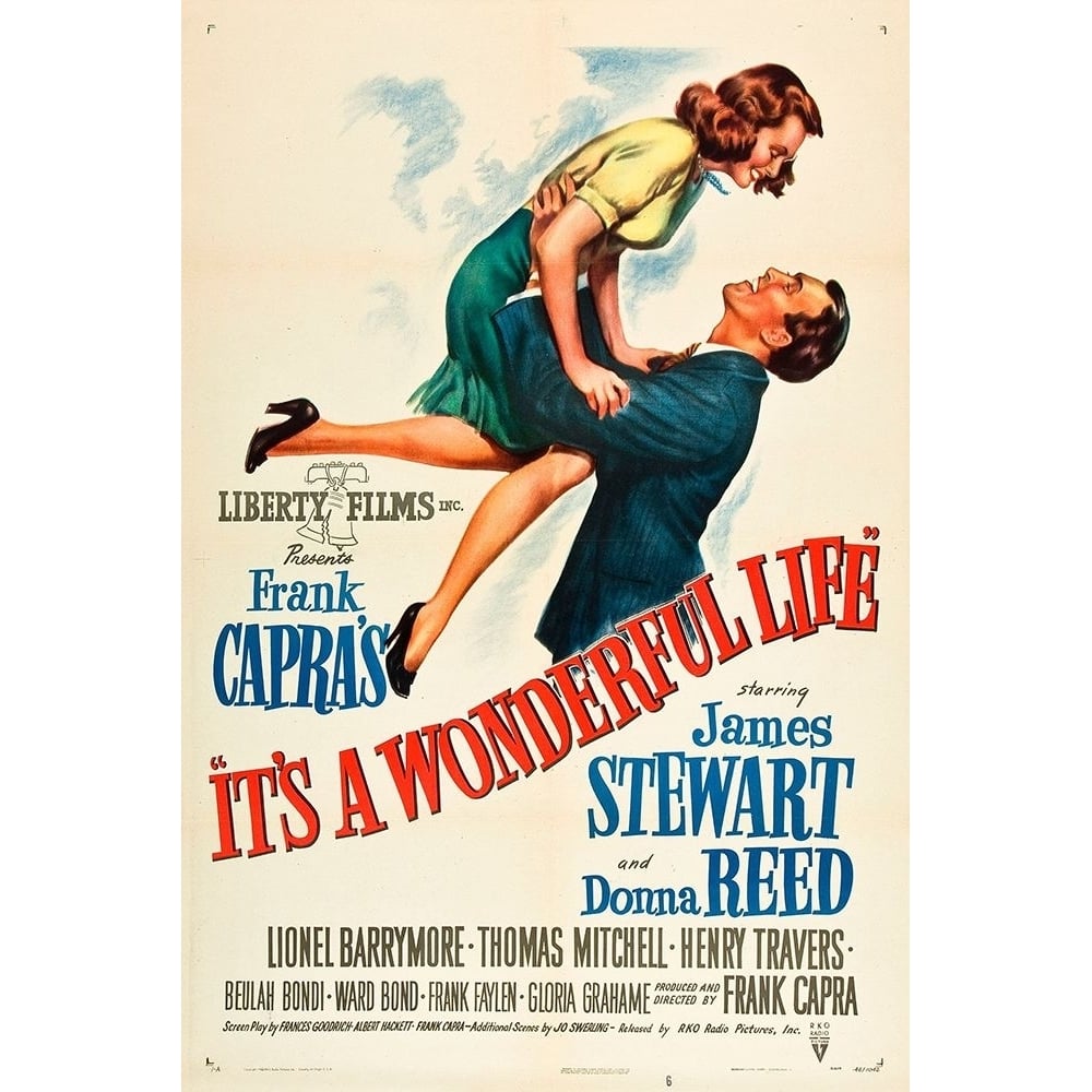 Its a Wonderful Life-1946 Poster Print - Hollywood Archive Vintage-VARPDX69040 Image 1