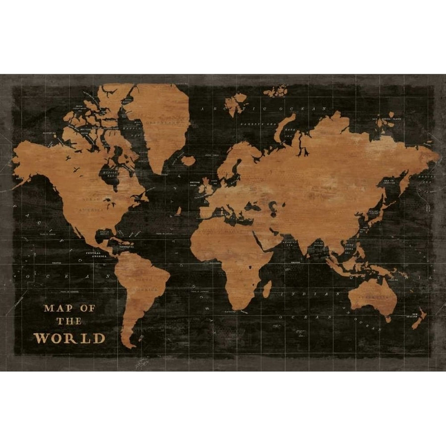 World Map Industrial by Sue Schlabach-VARPDX69082 Image 1