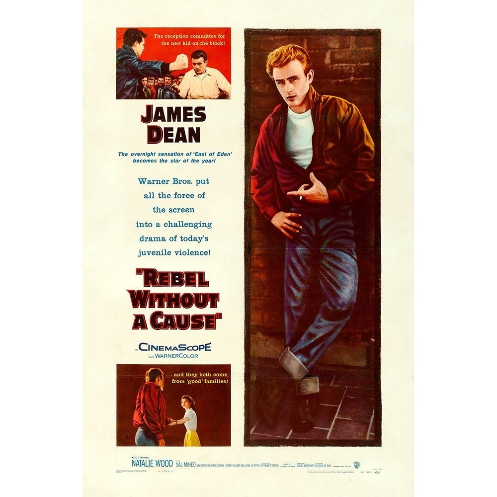 Rebel without a Cause-1955 Poster Print - Hollywood Archive Vintage-VARPDX69105 Image 1