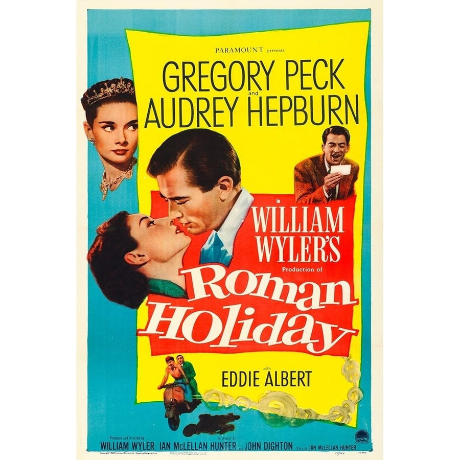 Roman Holiday-1953 Poster Print - Hollywood Archive Vintage-VARPDX69112 Image 1