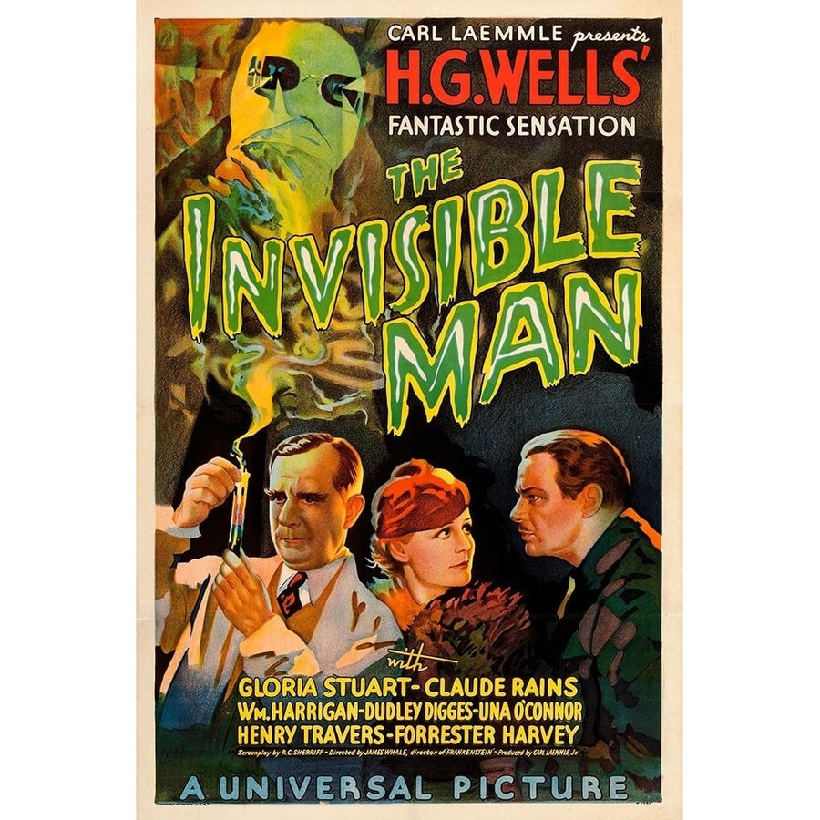 The Invisible Man-1933 Poster Print - Hollywood Archive Vintage-VARPDX69212 Image 1