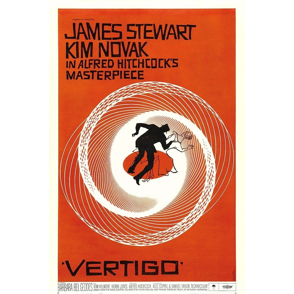 Vertigo Movie-1958 Poster Print - Hollywood Archive Vintage-VARPDX69280 Image 1