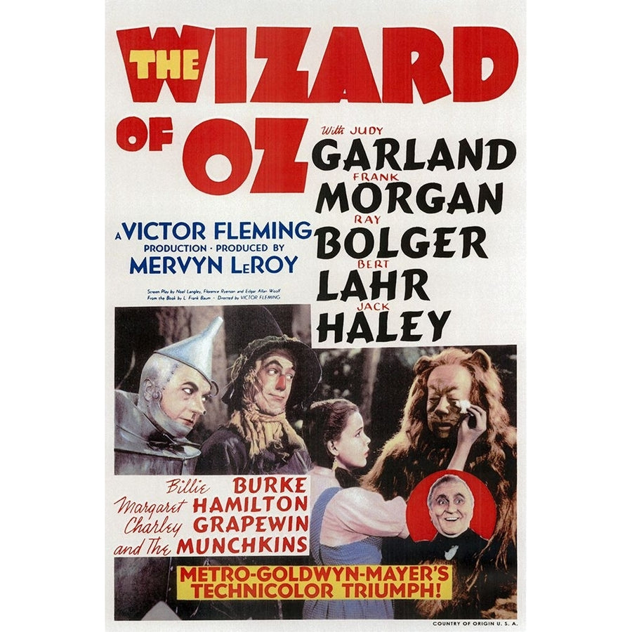 Wizard of Oz. 1939 Poster Print - Hollywood Archive Vintage-VARPDX69288 Image 1