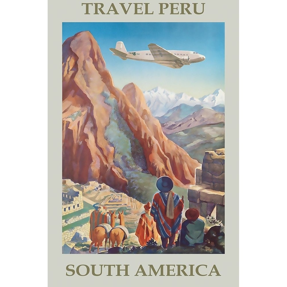 Peru Travel Poster Poster Print - Travel Posters Vintage-VARPDX69530 Image 1