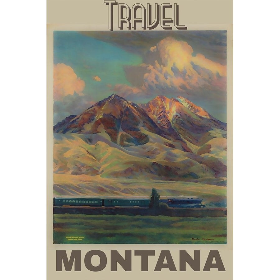 Montana Vintage Poster Poster Print - Travel Posters Vintage-VARPDX69510 Image 1