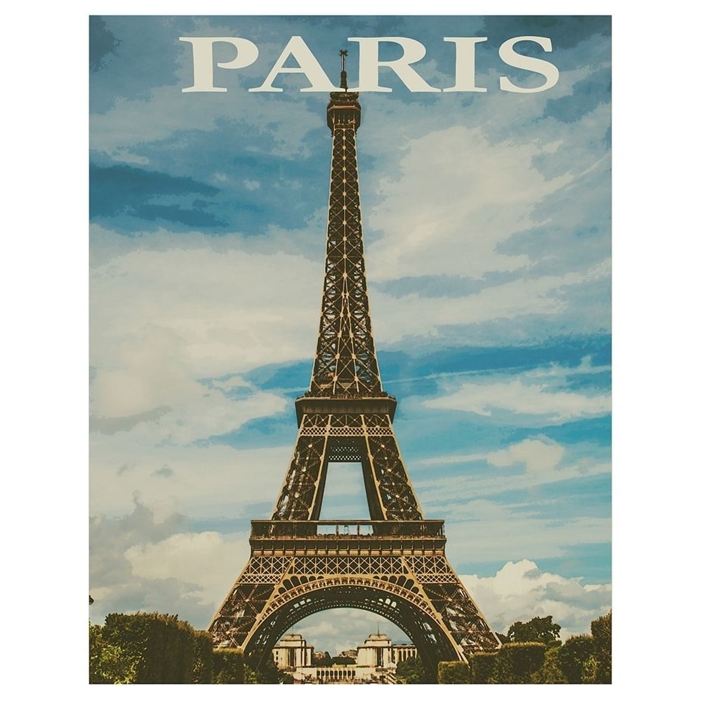 Paris France Travel Poster Poster Print - Travel Posters Vintage-VARPDX69524 Image 1