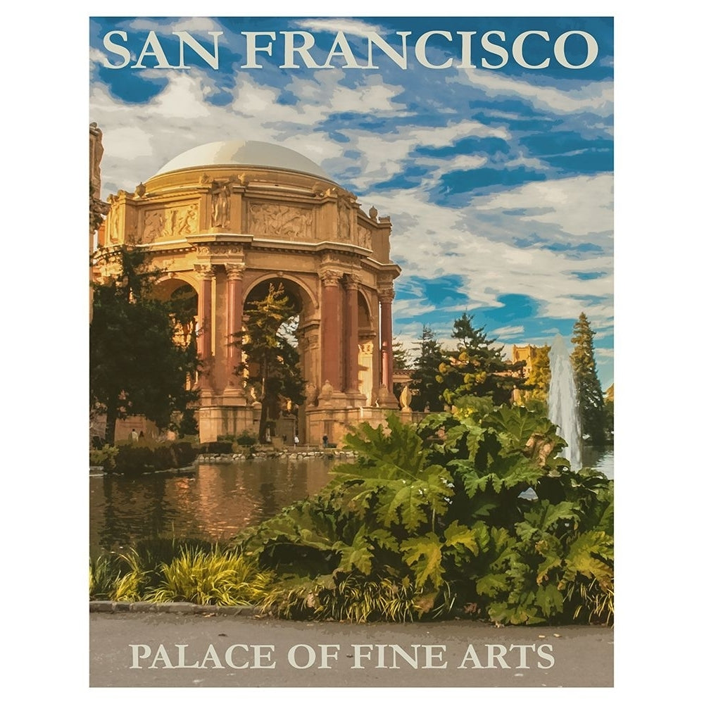 Palace of Fine Arts San Francisco Travel Poster Poster Print - Travel Posters Vintage-VARPDX69540 Image 1