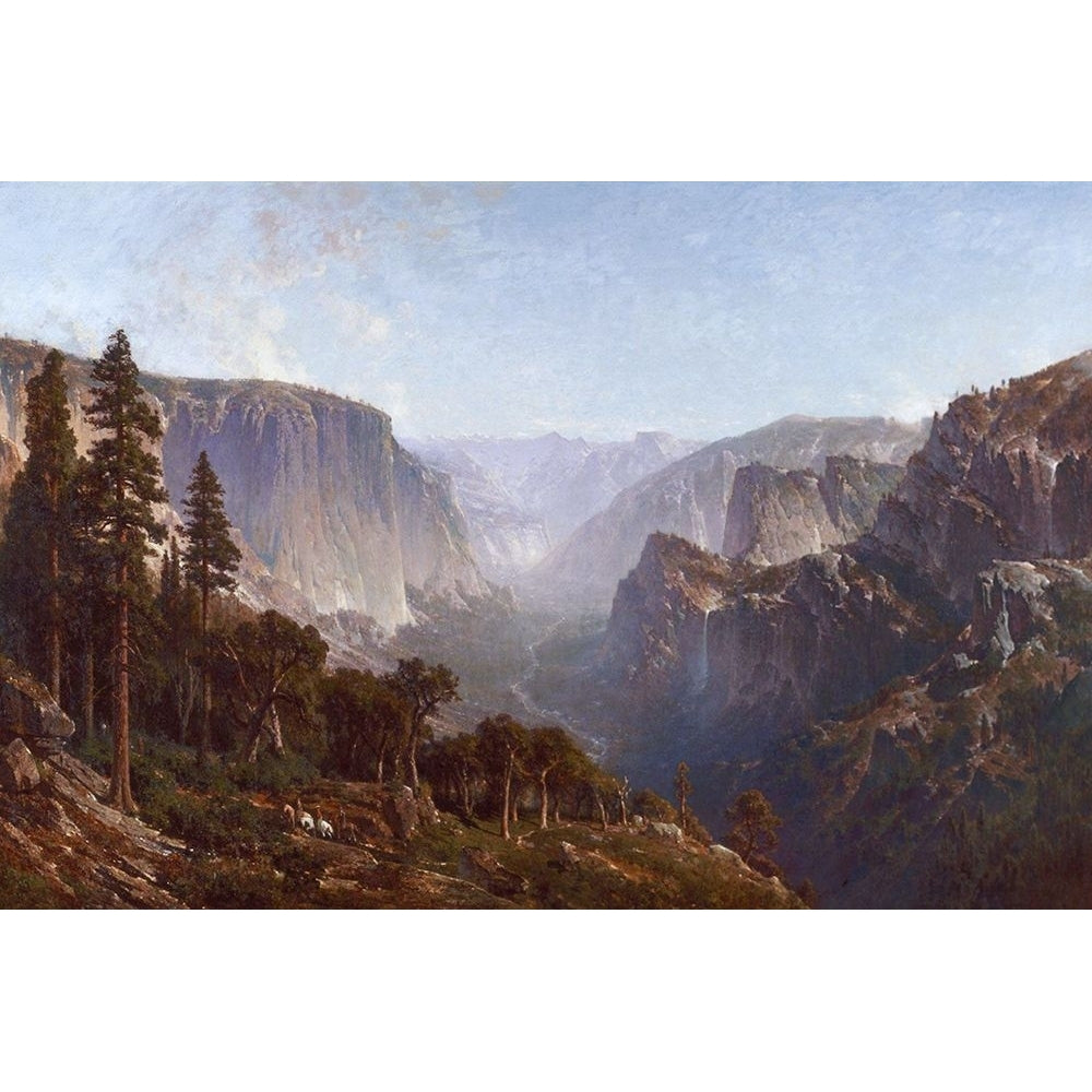 Yosemite Valley 1876 Poster Print - Thomas Hill-VARPDX69806 Image 1