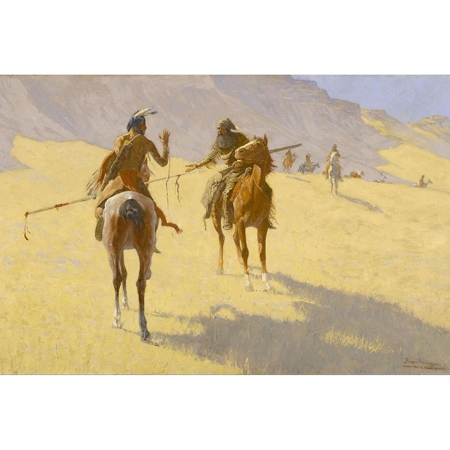 The Parley Poster Print - Frederic Remington-VARPDX69868 Image 1