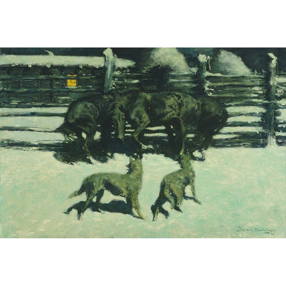 The Call for Help Poster Print - Frederic Remington-VARPDX69865 Image 1