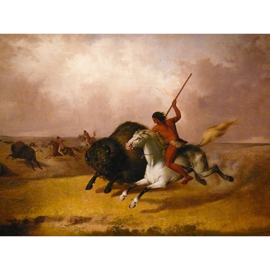 Buffalo Hunt on the Southwestern Plains Poster Print - John Mix Stanley-VARPDX69930 Image 1