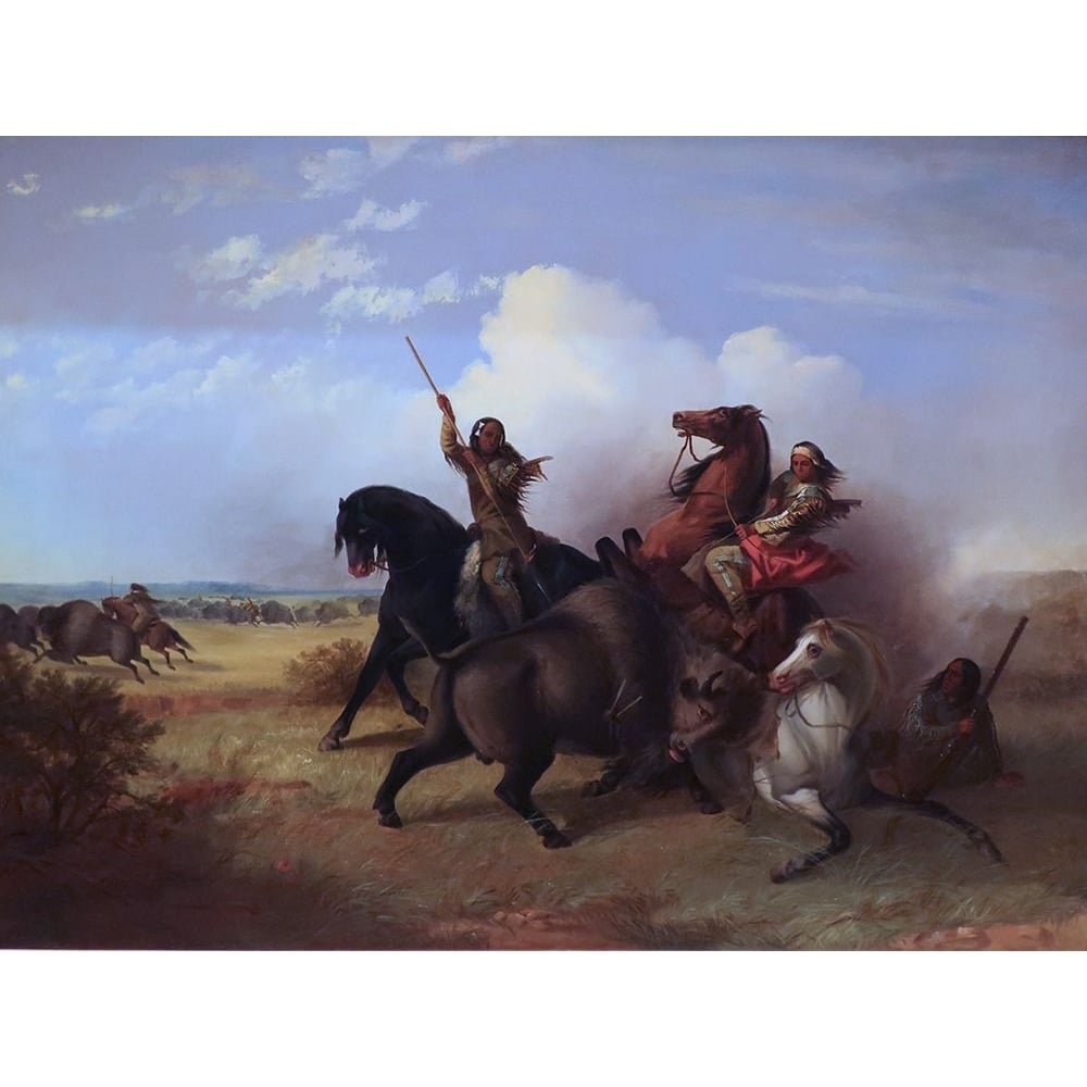 The Buffalo Hunt Poster Print - John Mix Stanley-VARPDX69952 Image 1