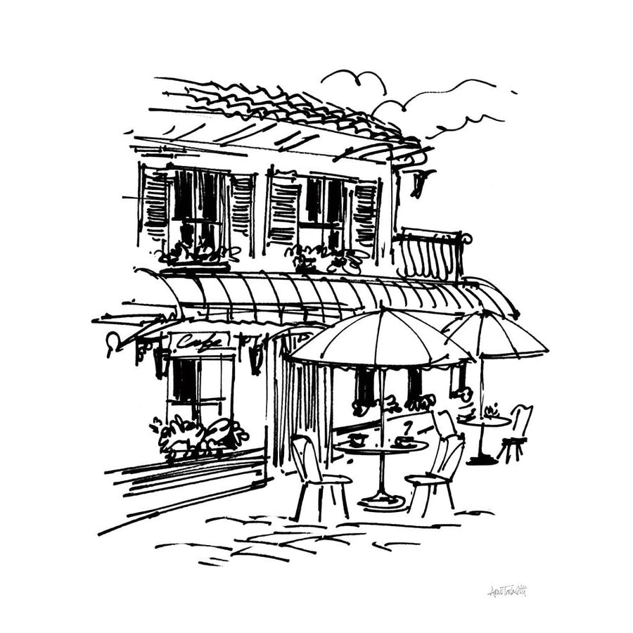 Cafe Sketch I Poster Print - Anne Tavoletti-VARPDX70884 Image 1