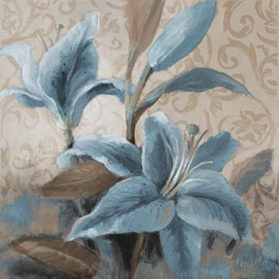 Soft Blue Blooms II Poster Print by Lanie Loreth-VARPDX7089NN Image 1