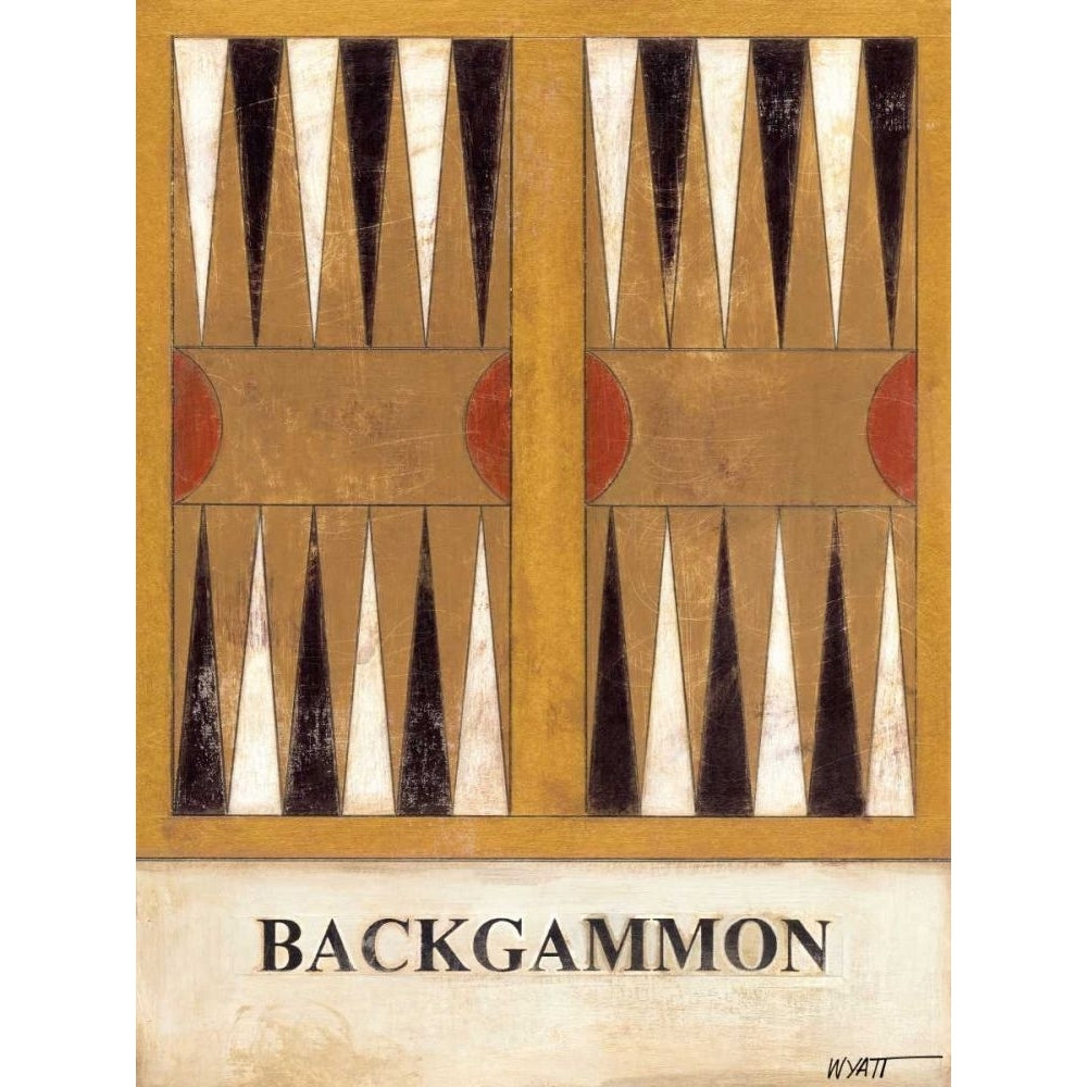 Backgammon Poster Print - Norman Wyatt-VARPDX71000D Image 1