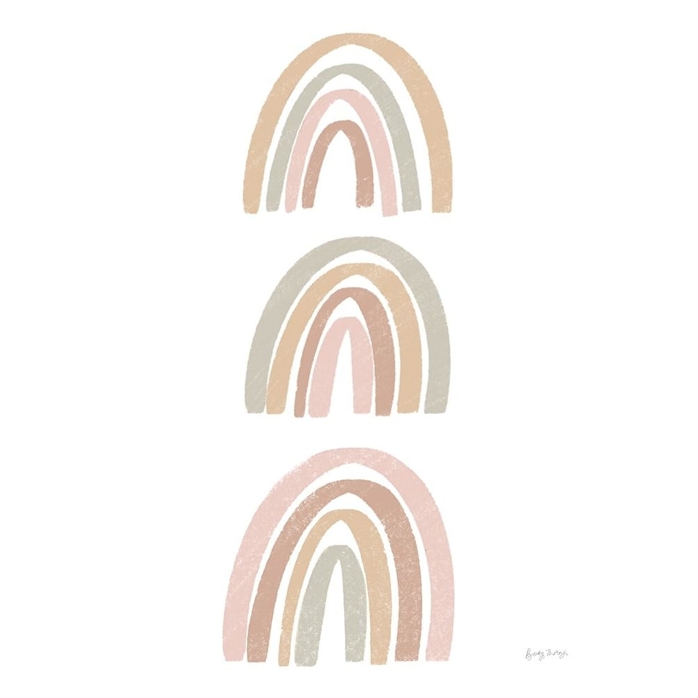 Boho Nursery Rainbows II Poster Print - Becky Thorns-VARPDX71374 Image 1