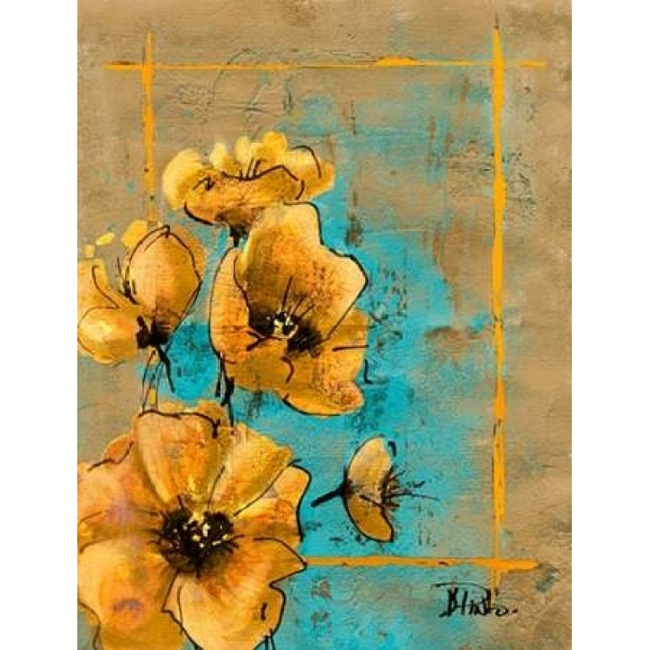 Golden Artistic Poppy I Poster Print by Patricia Pinto-VARPDX7146A Image 1