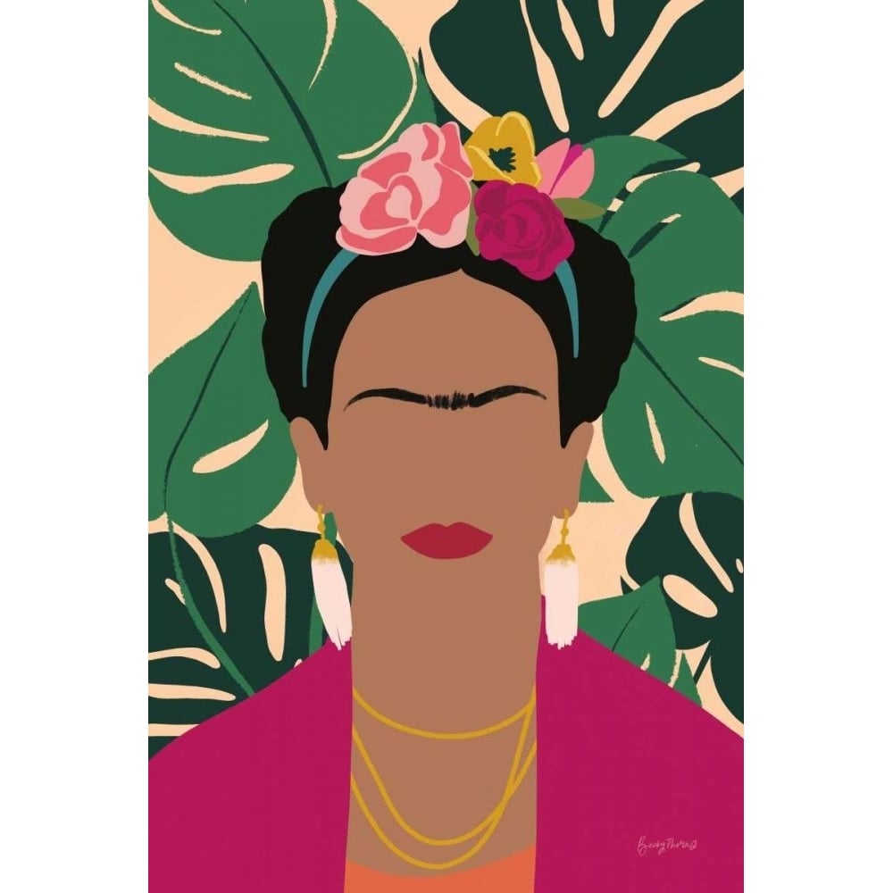 Frida Kahlo I Palms No Distress by Becky Thorns-VARPDX71836 Image 1