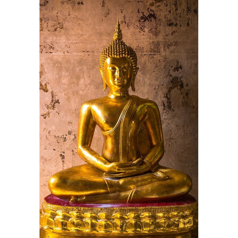 Antique Gold Buddha Statue III Poster Print - Artographie-VARPDX72324 Image 1