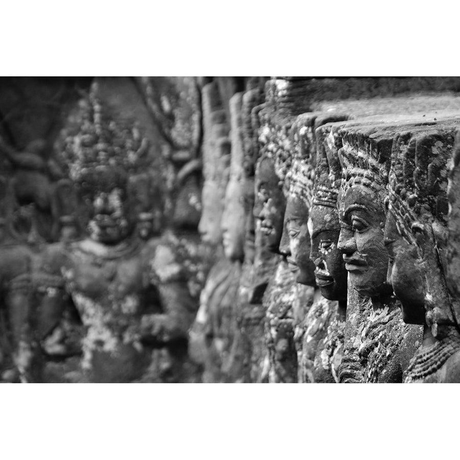 Buddhist Temple Wall Carving Poster Print - Artographie-VARPDX72411 Image 1