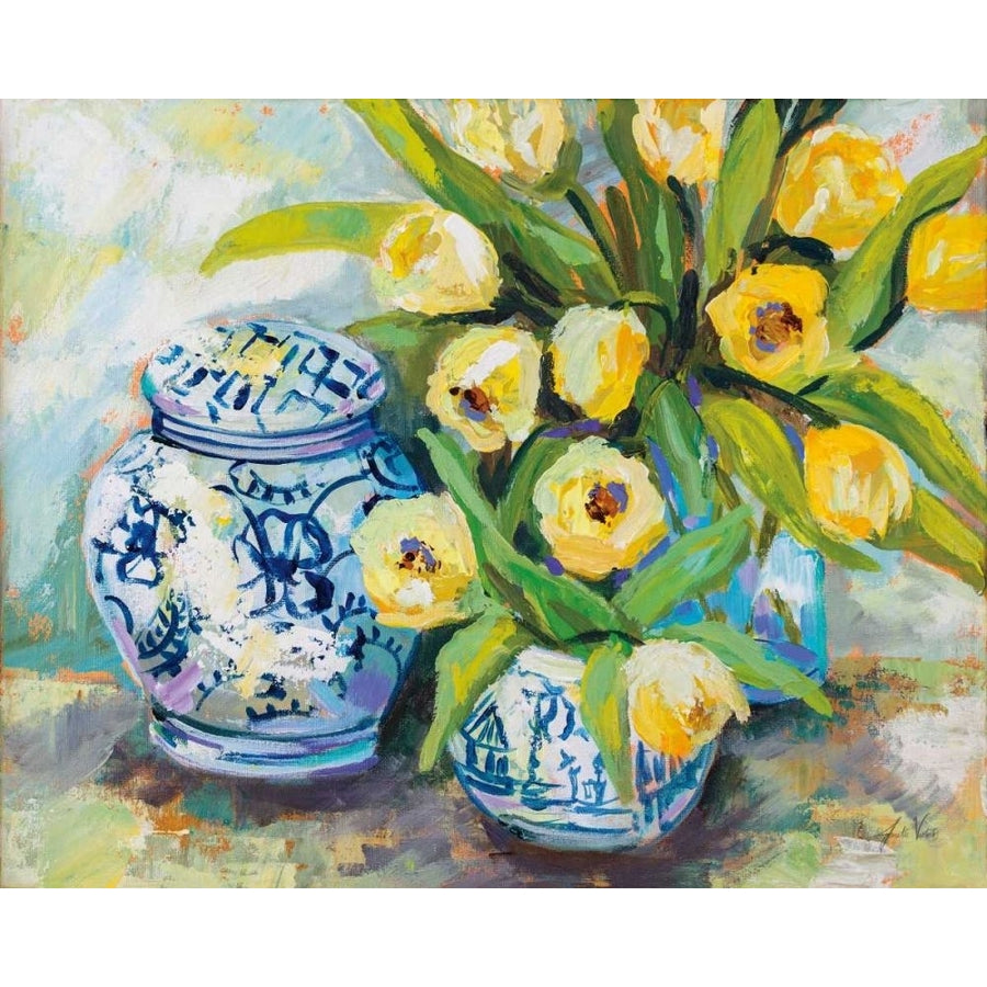 Tulips Chinoiserie by Jeanette Vertentes-VARPDX72607 Image 1