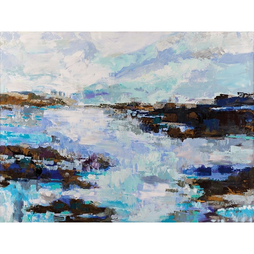 Abstract Marsh Poster Print - Jeanette Vertentes-VARPDX72611 Image 1