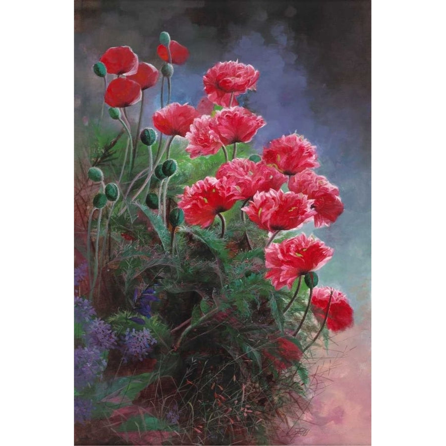 Vibrant Poppies Poster Print - Li Bo-VARPDX72780GG Image 1