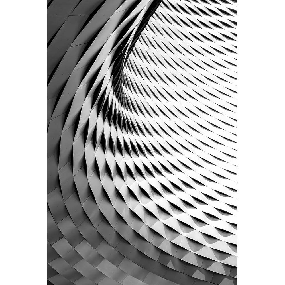 Curved Building Poster Print - Artographie-VARPDX73103 Image 1