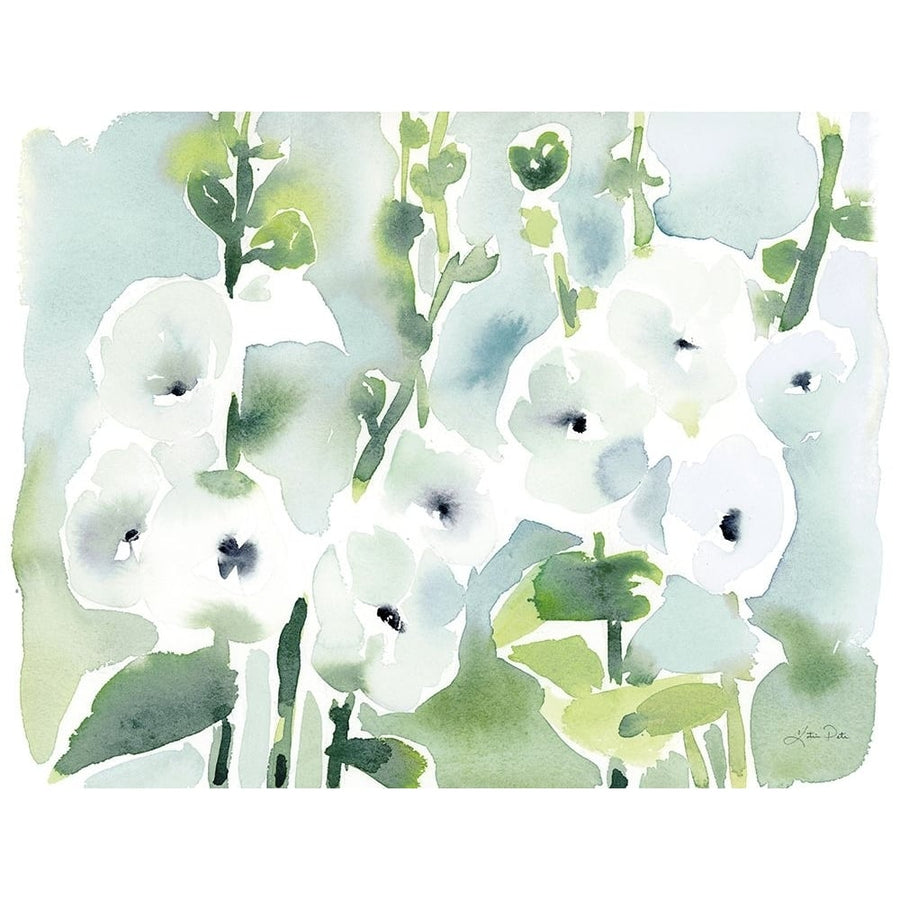 White Hollyhocks Poster Print - Katrina Pete-VARPDX73175 Image 1