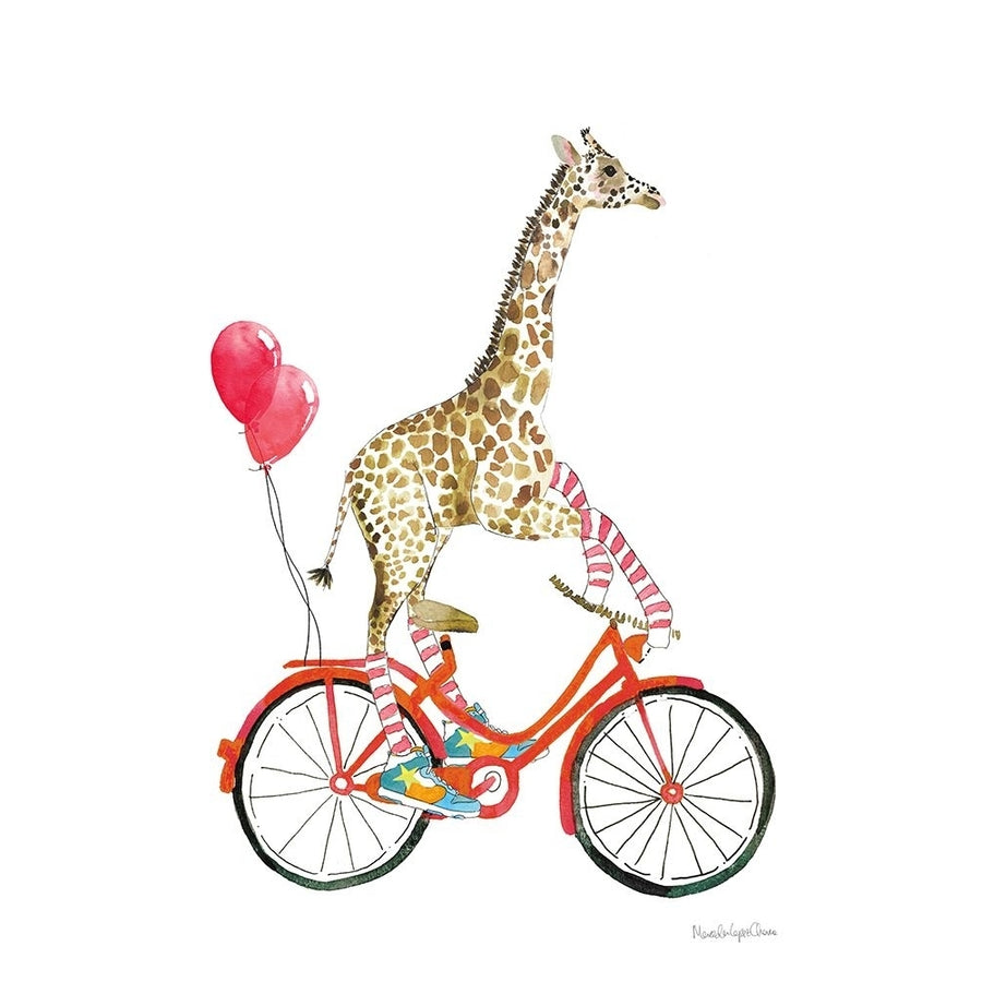 Giraffe Joy Ride I Poster Print - Mercedes Lopez Charro-VARPDX73181 Image 1