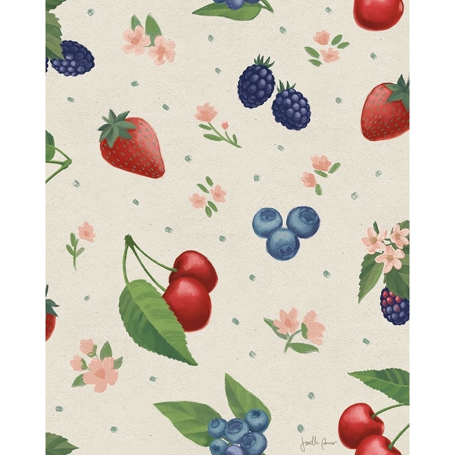 Berry Breeze Pattern IA Poster Print - Janelle Penner-VARPDX73445 Image 1