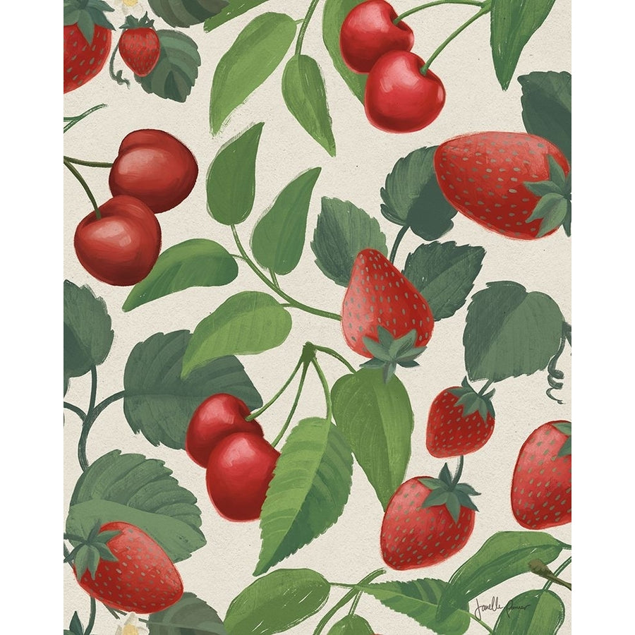 Berry Breeze Pattern III Poster Print - Janelle Penner-VARPDX73451 Image 1