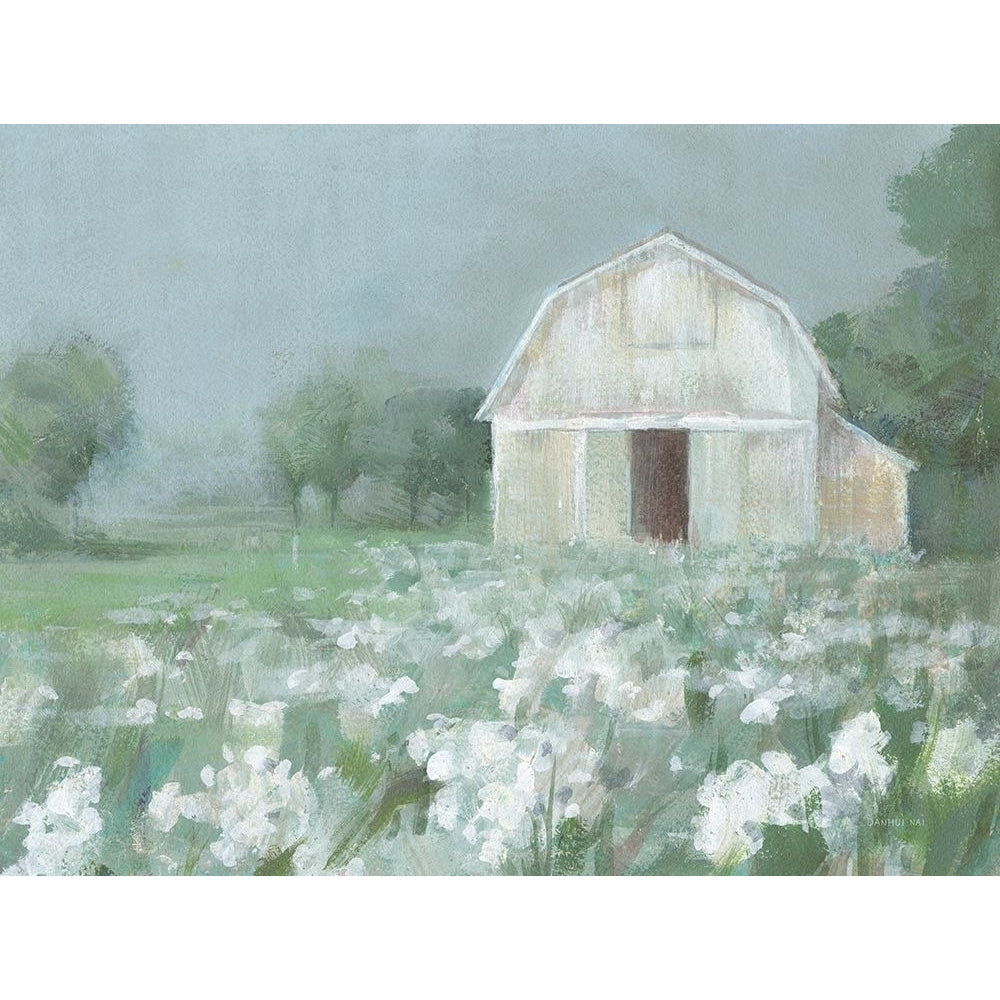 White Barn Meadow Poster Print - Danhui Nai-VARPDX73801 Image 1