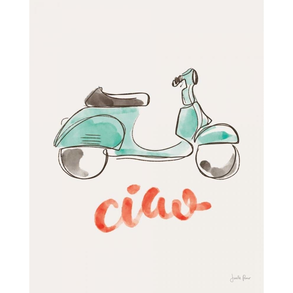 Ciao Vespa I by Janelle Penner-VARPDX74227 Image 1