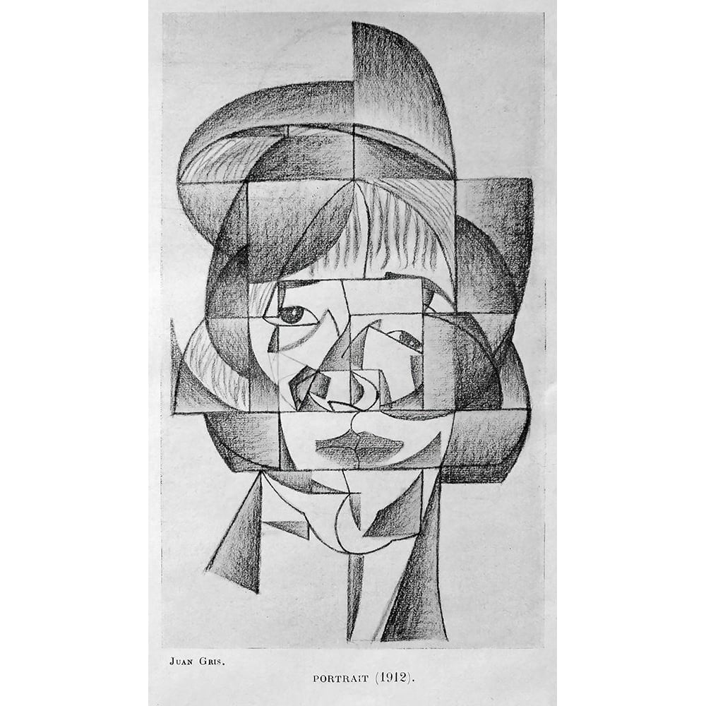 Study for the Portrait of Germaine Raynal 1912 Poster Print - Juan Gris-VARPDX74213 Image 1