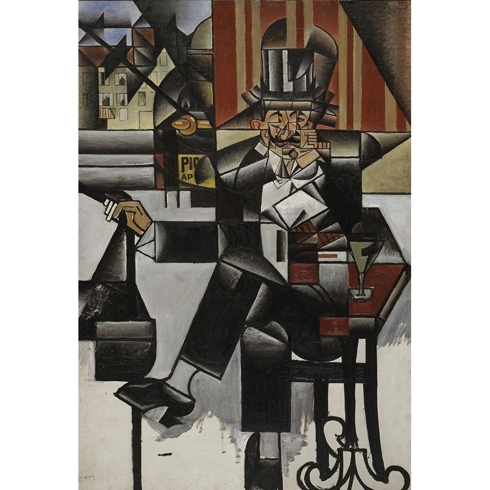 Man in a Cafe 1912 Poster Print - Juan Gris-VARPDX74268 Image 1