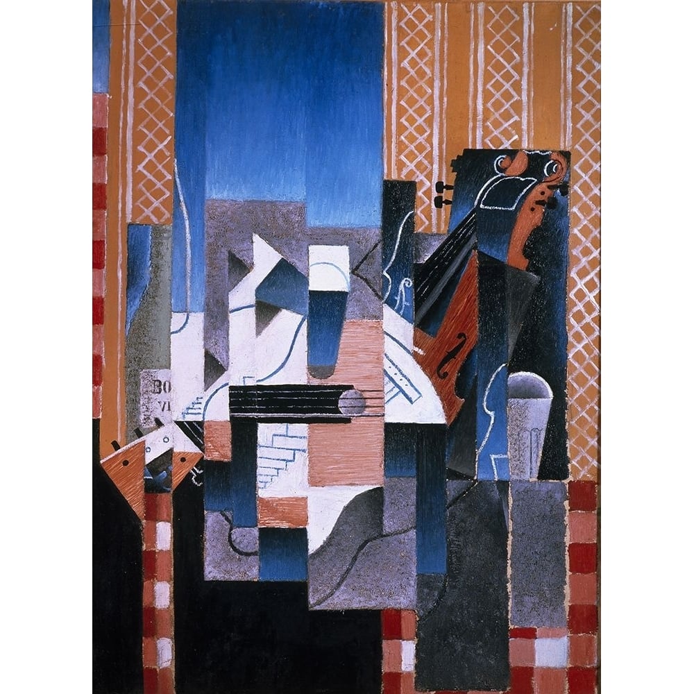 Violin and guitar 1913 Poster Print - Juan Gris-VARPDX74298 Image 1