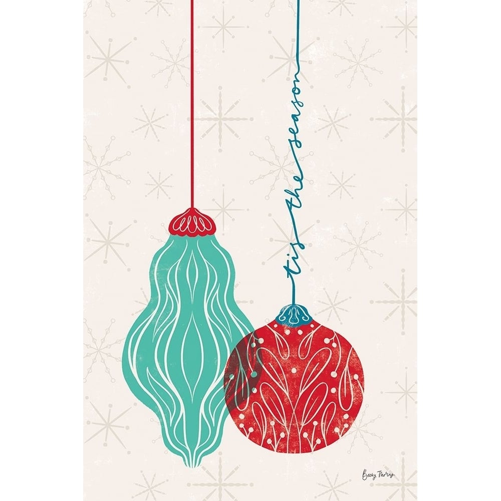 Retro Ornaments III Poster Print - Becky Thorns-VARPDX74336 Image 1