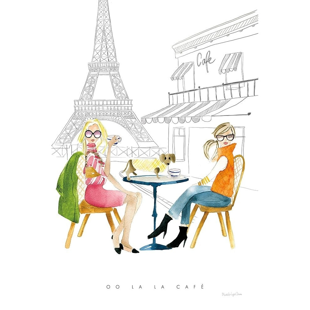 Paris Girlfriends III Poster Print - Mercedes Lopez Charro-VARPDX74421 Image 1