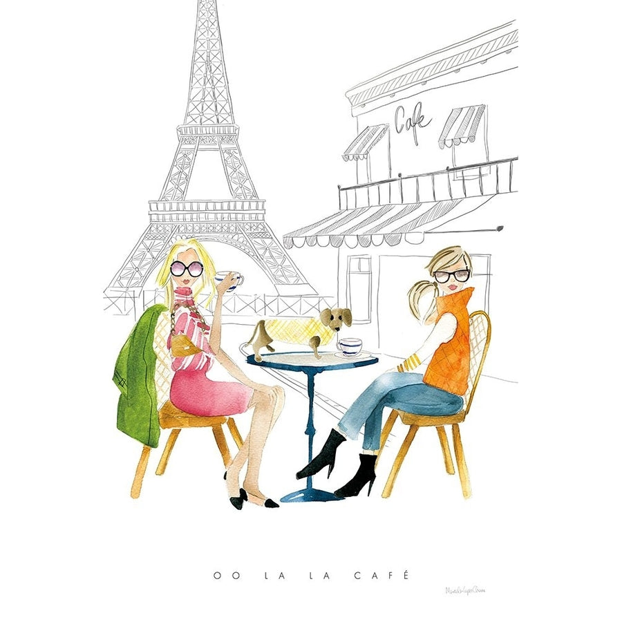 Paris Girlfriends III Poster Print - Mercedes Lopez Charro-VARPDX74421 Image 1