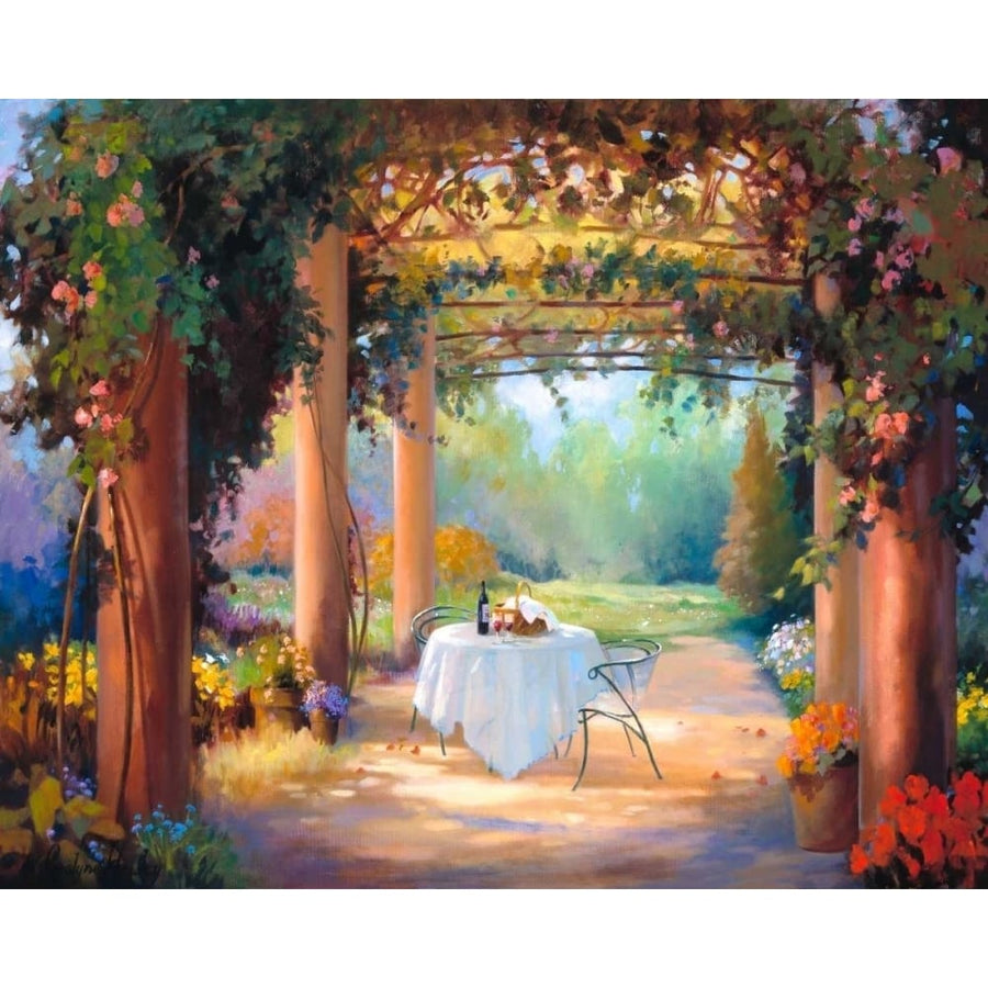 Vino al Fresco Poster Print - Carolyne Hawley-VARPDX74447GG Image 1