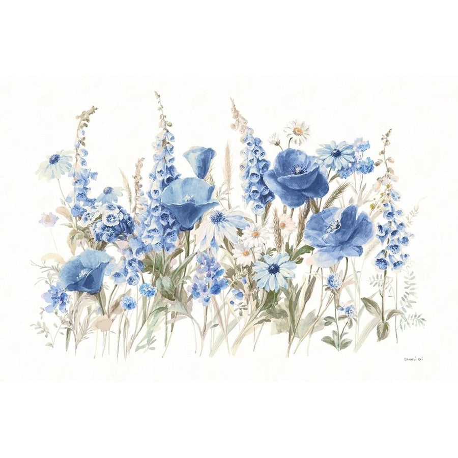 Wildflowers in Bloom I Blue Poster Print - Danhui Nai-VARPDX74499 Image 1