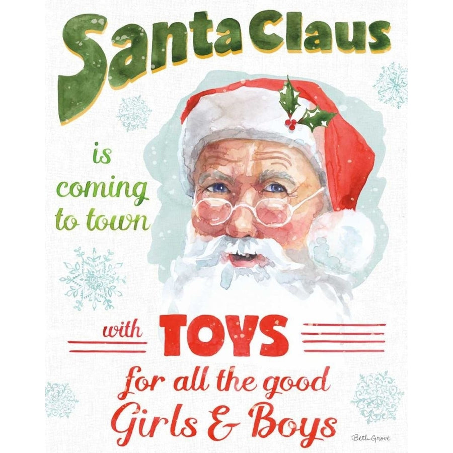 Santa Signs II by Beth Grove-VARPDX74590 Image 1