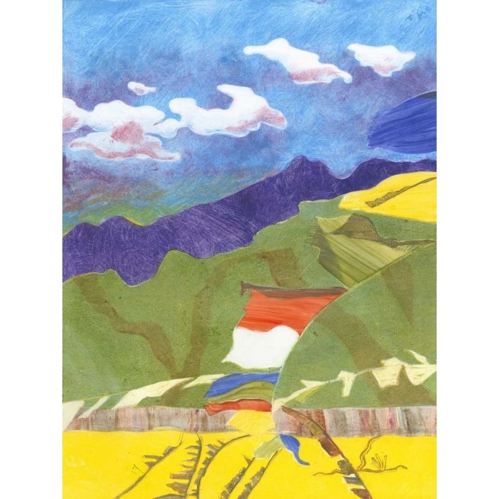 Prayer Flags VI Poster Print - Carolyn Roth-VARPDX74657GG Image 1