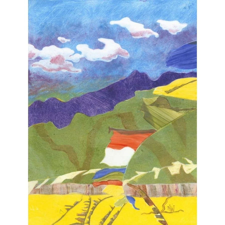 Prayer Flags VI Poster Print - Carolyn Roth-VARPDX74657GG Image 1